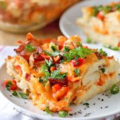 Overnight Breakfast Casserole with Bacon