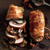 Chicken: Prosciutto-Stuffed Chicken with Mushroom Sauce