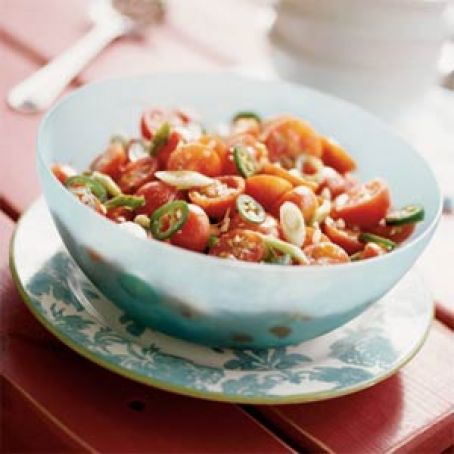 TOMATO****Simple Spiced Marinated Tomatoes