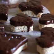Heart Shaped Dipped Krispies