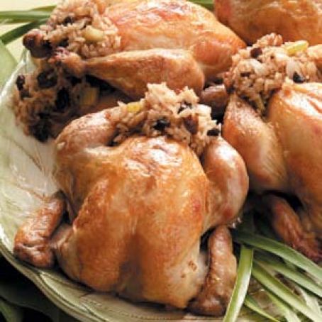 Cornish Hens Stuffed with Rice Recipe