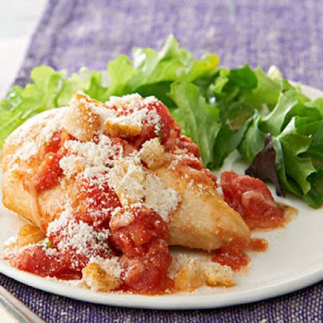 20-Minute Bruschetta-Chicken Skillet