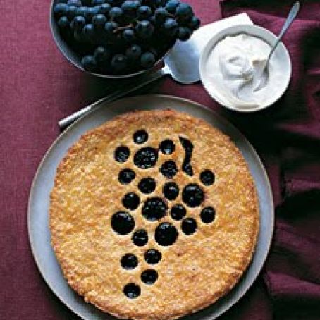 Concord Grape Jam Tart