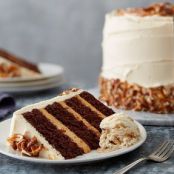 Sky-High Salted Caramel Chocolate Layer Cake