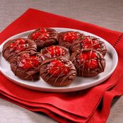 Chocolate Cherry Thumbprints