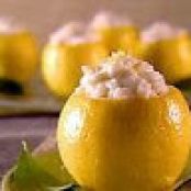 Risotto in a Lemon Cup