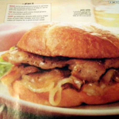 Chicken and Sweet Onion Sandwiches