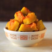 Gingery Steamed Kabocha (or delicata) Squash