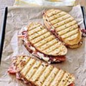 Salami and Cheese Panini