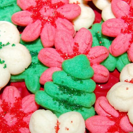 Hazy Waters Spritz Cookies