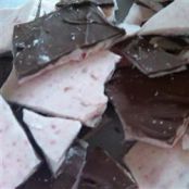 Chocolate Dipped Peppermint Bark