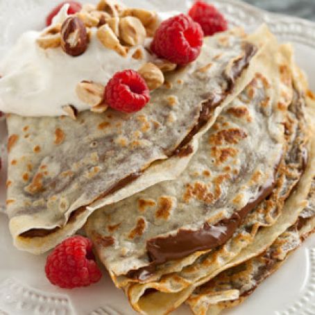 Chocolate Hazelnut Crêpes