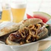 Bratwurst with Onions