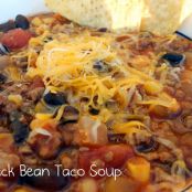Black Bean Taco Soup