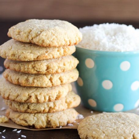 CHEWY COCONUT ALMOND COOKIES (GLUTEN FREE)