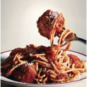 Spaghetti and Meatballs All' Amatriciana
