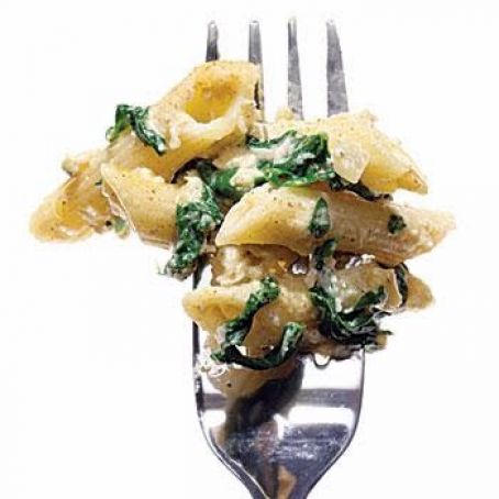 Browned Butter Sauce with Spinach & Ricotta