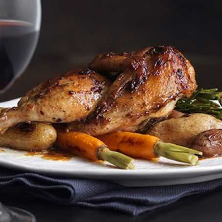 Cornish Hen One-Pan Dinner for Two