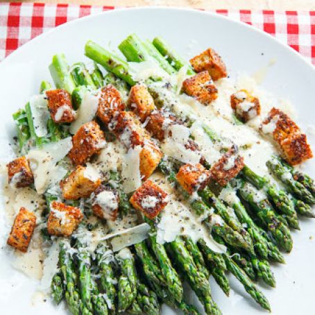 Caesar Grilled Asparagus