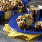 Lemon Blueberry Oatmeal Muffins