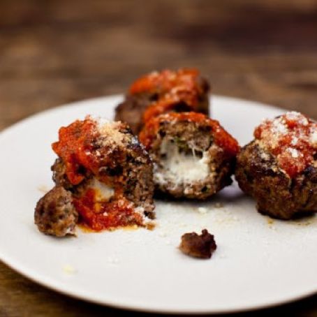 Cheese-Stuffed Meatballs Recipe