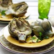 Grilled Artichokes with Lemon Mayo