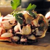 TOSTADAS DE PULPO