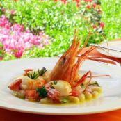 GAMBERI E CANNELLINI ALLA TOSCANA