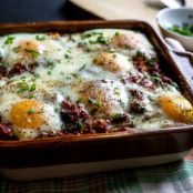 Indian Spiced Tomato and Egg Casserole