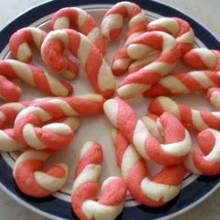 Candy-Cane Cookies