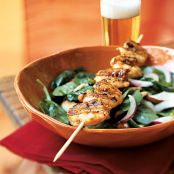 Spinach Salad with Grilled Shrimp