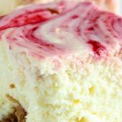 LEMON RASPBERRY CHEESECAKE SQUARES
