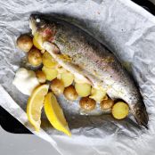 Trout in a Parcel with Lemon, Fennel & Crème Fraîche