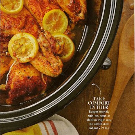 Slow-cooked Barbecued Chicken