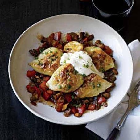 Mushroom Goulash with Periogi