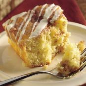 Overnight Eggnog Streusel Coffee Cake