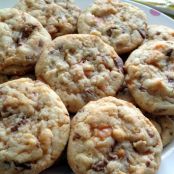 Chewy Butterfinger Cookies