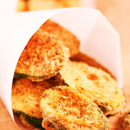 Oven-Fried Zucchini Rounds!