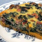 CRUSTLESS SPINACH QUICHE - Low Carb Menus & Recipes