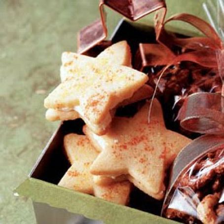 Citrus Star Sandwich Cookies