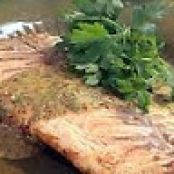 Salmon  Grilled Fillet with Honey-Mustard Sauce