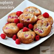 Peach and Raspberry Financiers
