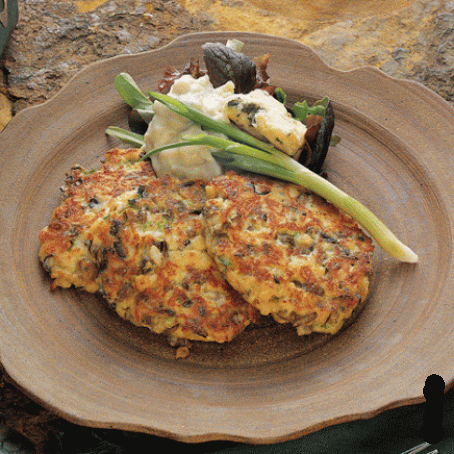 Walleye Cakes with Blue Cheese Aioli