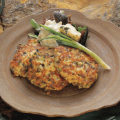 Walleye Cakes with Blue Cheese Aioli