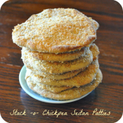 Baked Crispy Chickpea Seitan Patties