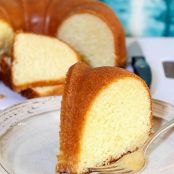 Lemon Corn Buttermilk Pound Cake