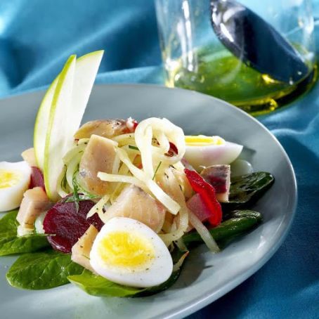 Russian-style Warm Herring and Potato Salad