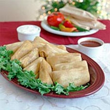 GREEN CHILI CHEESE TAMALES