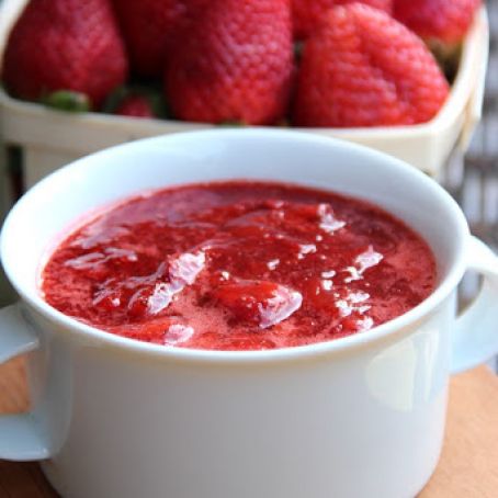 Strawberry sauce