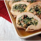 Swiss Chard and Gruyere Stuffed Turkey Breast